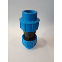 Manchon PE bague bleue - PE Coupling Ø25mm