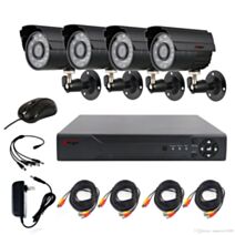 Kit vidéo surveillance Vision nocturne DVR CCTV 720P noir - DAHUA