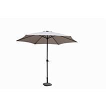 Parasol Manille - Ø 3m gris