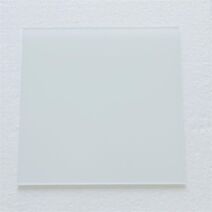 Crédence de cuisine en verre blanc 70 x 60 cm 