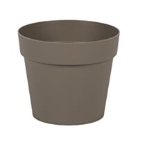 Pot Toscane Rond ⌀ 13 cm taupe - EDA