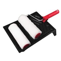 Set de 4 pièces rouleau 17,5 cm peinture mate et satinée - SAVY