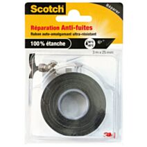 Anti-fuites auto-amalgamant noir 3mx25mm - SCOTCH™