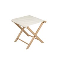 Tabouret pliant Monte Carlo ivoire F100 - JARDIN PRIVE