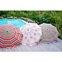 Parasol Ø180 cm couleurs panachées - JARDIN PRIVE