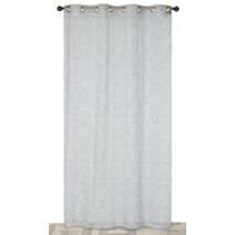 Voilage jacquard animal 140 x 240 cm gris - CARPENTIER