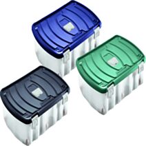 Boîte de rangement transparente sur roulettes 48L - MONDEX