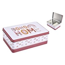 Boîte à sucre métal Boho Home 20 x 13 x 7 cm 
