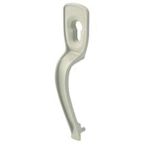 Poignée béquille avec serrure en PVC pour porte de garage - THIRARD