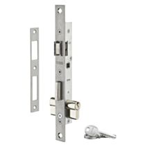 Serrure pour menuiserie métallique Entraxe 70mm à cylindre - THIRARD
