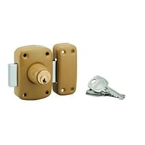 Verrou corvette cylindre 40 mm 3 clés verni - THIRARD