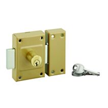 Verrou de sûreté concorde à bouton double + cylindre 45 mm - thirard