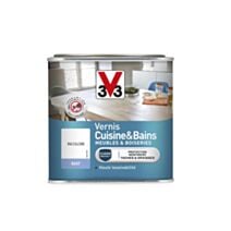 Vernis intérieur cuisine & bains mat incolore 0,5 L - V33