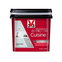 Peinture rénovation cuisine Perfection tendre gris satin 0,75l - V33