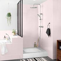 Testeur rénovation salle de bain rose poudre satin 75ml - V33
