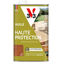Huile extérieure haute protection Teck mat 1L - V33