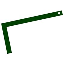 Equerre de maçon 60 cm - LEBORGNE