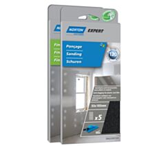 Kit ponçage sans poussière bois plâtre 93x185mm Grain 220 - NORTON