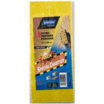 Pack chantier 10 patins ovales Ponceuse 115x280mm Grain 40 - NORTON