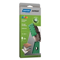 Patins ponçeuse vibrante Ovales 93x230mm Gr80 - NORTON