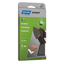 Patins anti-encrassants multi ponceuse 105x175mm Grain 220 - NORTON