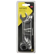 Clé plate 6 pièces 6x17mm - COGEX