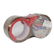 2 rubans adhésifs Havane 50mx48mm avec dévidoir - COGEX