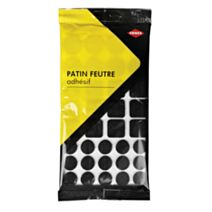 Patin feutre adhésif 105 pièces assortis marron - COGEX