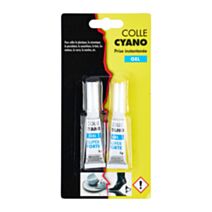 Colle cyano gel 3g 2 tubes - COGEX