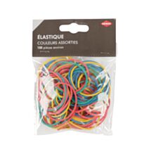 Élastiques couleur 100 pièces - COGEX