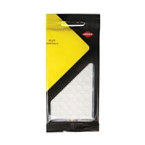 Plot amortisseur adhésif rond 10mm 17cm blanc x40 - COGEX