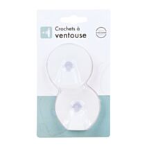 2 crochets ventouses plastique x2 - COGEX