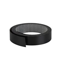 Bande de chant mélaminée adhésive 19 mm x 5 ml noir lisse - SPTD