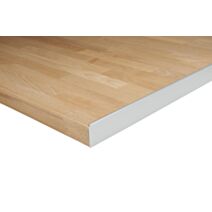 Profil de finition de plan de travail aluminium 2/4 rond 670x38mm