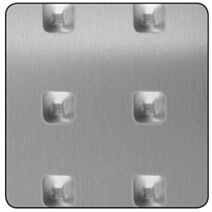 Tôle alu inc.carrés 1000x500mm