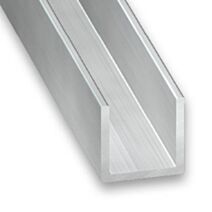 U Aluminium 20x25x20x1,5mm 2m Brut - CQFD