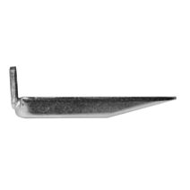 Patte d'assembl. a pointe droite 125mm