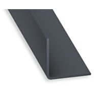 Cornière PVC anthracite 25 x 25 mm 2,6m - CQFD