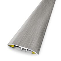 Barre de seuil universel métal argent 37mmx83cm - DINAC