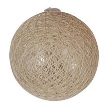Boule tissu gris chaud clair ⌀ 6cm - OSTARIA