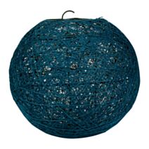 Suspension non électrique boule Ø20 cm bleu canard - OSTARIA
