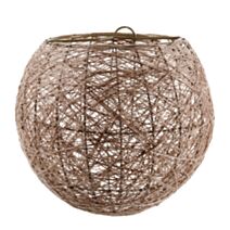 Suspension non électrique boule Ø20 cm naturel - OSTARIA