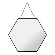 Miroir industriel noir 30x38cm - OSTARIA