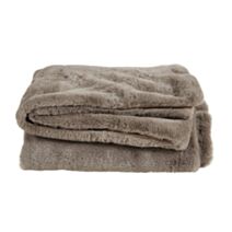 Plaid Moumoute 125x150cm marron - OSTARIA