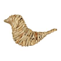Décoration à poser Oiseau 21 x 12 cm jacinthe d'eau naturel - OSTARIA