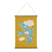 Kakémono Animaux 40 x 60 cm orange/bleu 2 assortis - OSTARIA