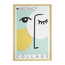 Affiche encadrée Visage 47 x 62 cm 2 assortis - OSTARIA