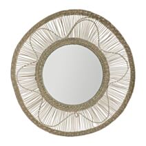 Miroir Haiphong Ø60 cm tressage naturel - OSTARIA