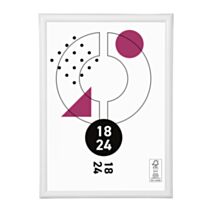 Cadre photo Onyx blanc 18 x 24 cm - OSTARIA