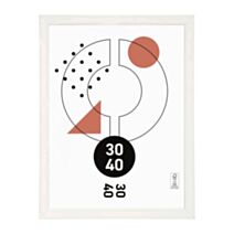 Cadre photo Paola blanc 30 x 40 cm - OSTARIA